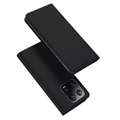 ⁨Dux Ducis Skin Pro etui Xiaomi 13 Pro pokrowiec z klapką portfel na kartę podstawka czarne⁩ w sklepie Wasserman.eu