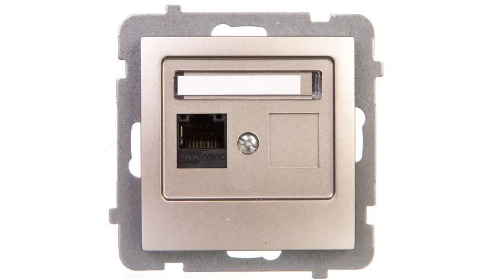 ⁨AS Computer socket RJ45 cat.5e MMC satin light GPK-1G/K/m/45⁩ at Wasserman.eu