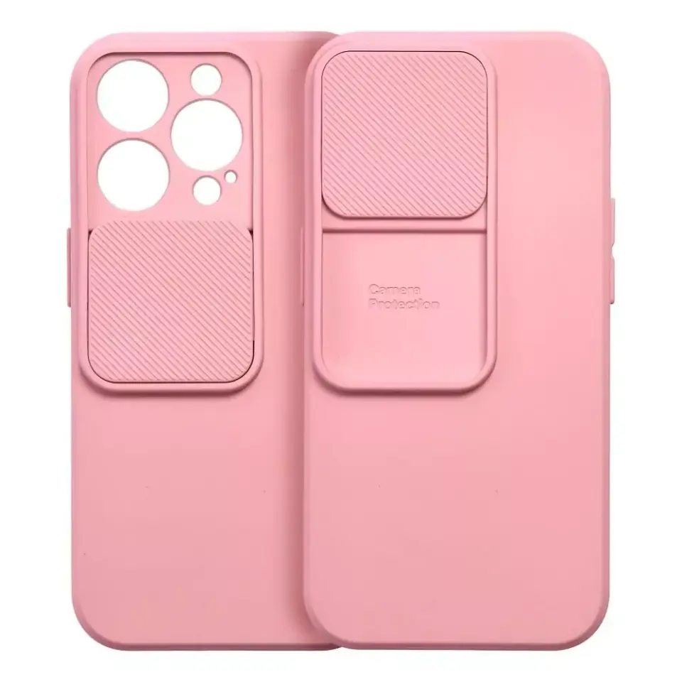 ⁨Etui futerał SLIDE do Apple iPhone 15 jasnoróżowy⁩ w sklepie Wasserman.eu