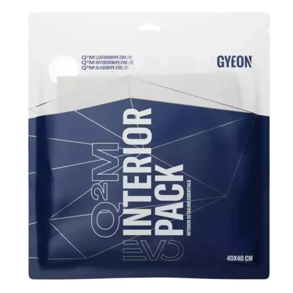 ⁨Gyeon Q2M InteriorPack EVO - zestaw mikrofibr do wnętrza 4-pak⁩ w sklepie Wasserman.eu