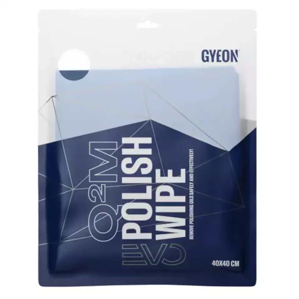 ⁨Gyeon Q2M PolishWipe EVO 40x40 - bezpiecznie i skutecznie usuwa pozostałości past polerskich⁩ w sklepie Wasserman.eu