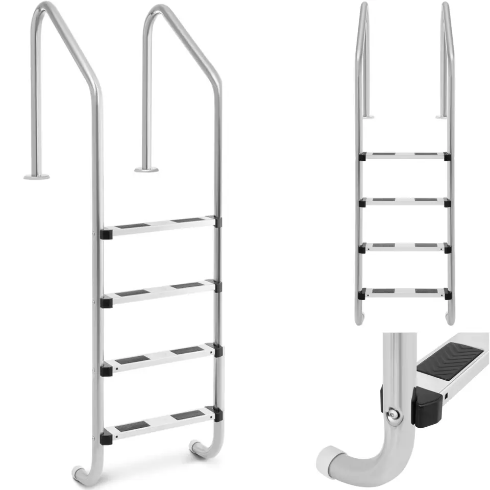 Drabinka do basenu ze stali nierdzewnej 4 stopnie 1820 mm w sklepie Wasserman.eu