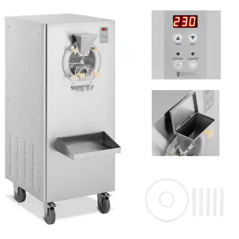 ⁨Maszyna automat do lodów sorbetów na kółkach 1 smak 15-22.5 l/h 1500 W⁩ w sklepie Wasserman.eu