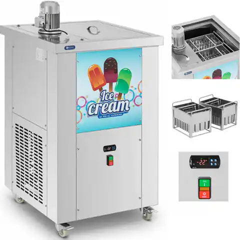⁨Maszyna do produkcji lodów na patyku 6000 szt./ dzień 1400 W⁩ w sklepie Wasserman.eu
