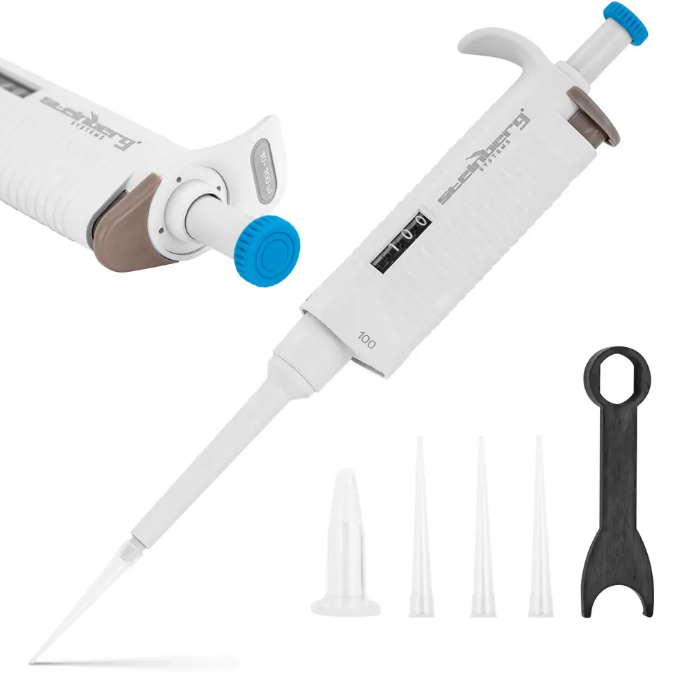 ⁨Pipeta laboratoryjna jednokanałowa 0.01-0.1 ml⁩ w sklepie Wasserman.eu