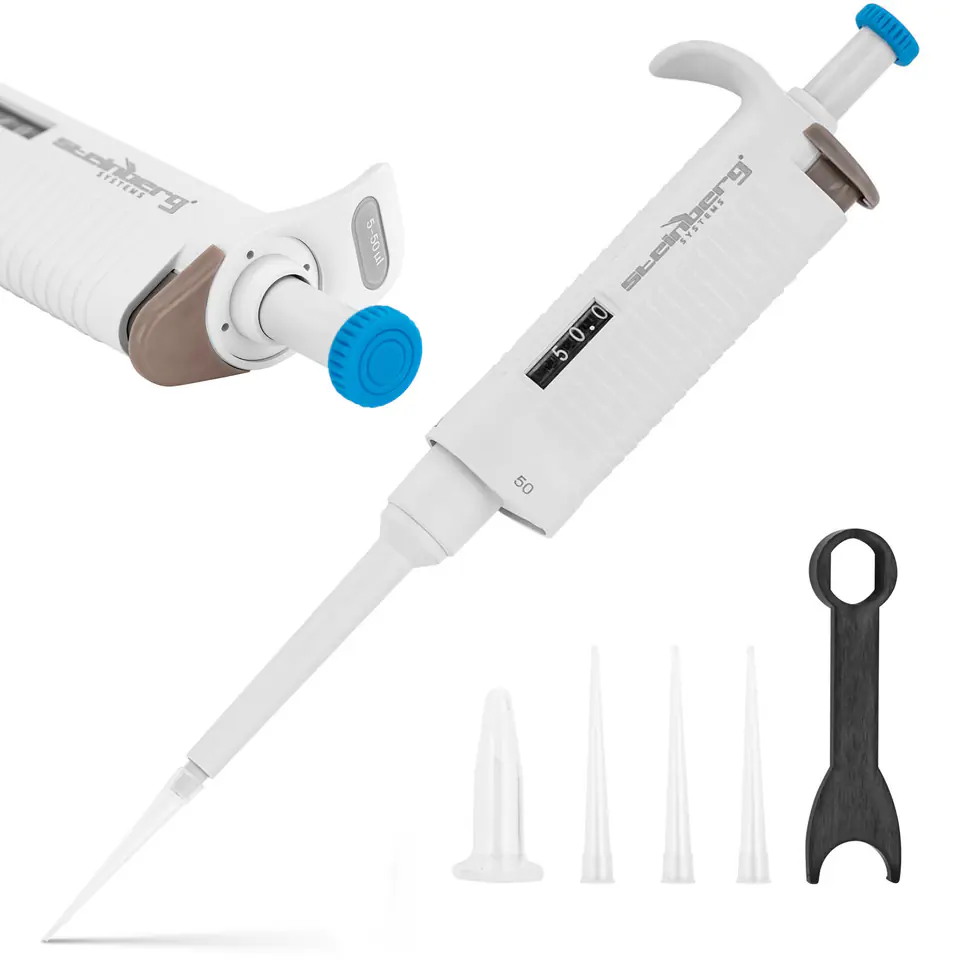 ⁨Pipeta laboratoryjna jednokanałowa 0.005-0.05 ml⁩ w sklepie Wasserman.eu