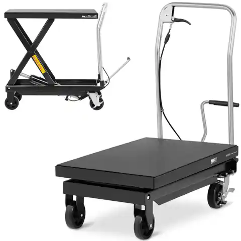 ⁨Wózek stołowy nożycowy do transportu podnoszenia 815 x 500 mm 500 kg⁩ w sklepie Wasserman.eu