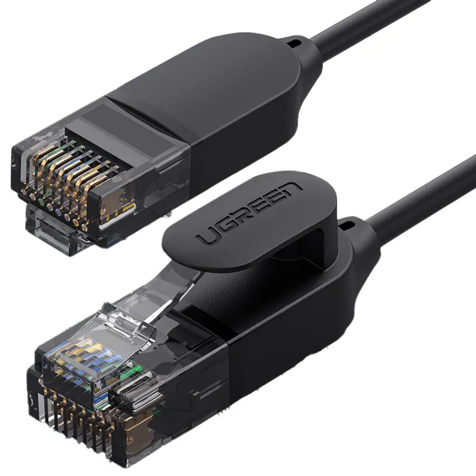 ⁨UGREEN NW122 Ethernet RJ45 Cable, Cat.6A, UTP, 3m (Black)⁩ at Wasserman.eu