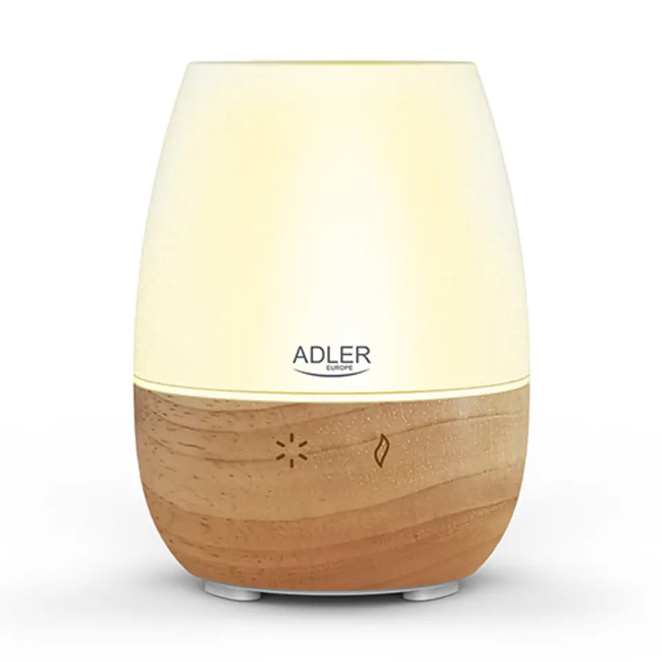 ⁨Adler | AD 7967 | Ultrasonic Aroma Diffuser | Ultrasonic | Suitable for rooms up to 25 m2 | Brown/White⁩ at Wasserman.eu