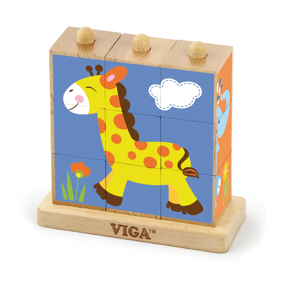 ⁨Viga 50834 Logic cubes - zoo⁩ at Wasserman.eu