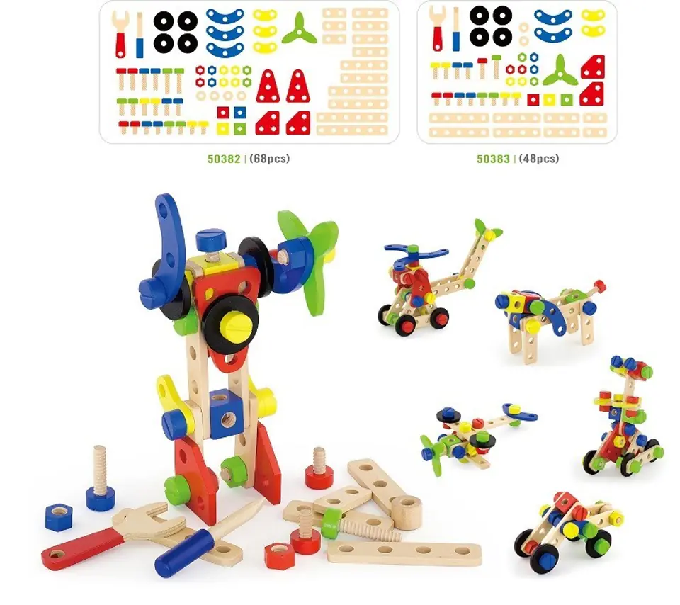 ⁨Viga 50383 Building blocks 48 pieces⁩ at Wasserman.eu