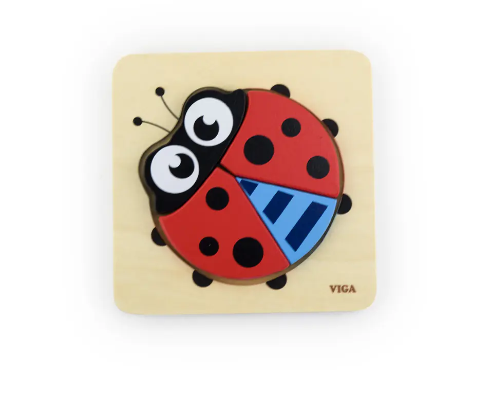 ⁨Viga 50168 First puzzle baby - ladybug⁩ at Wasserman.eu