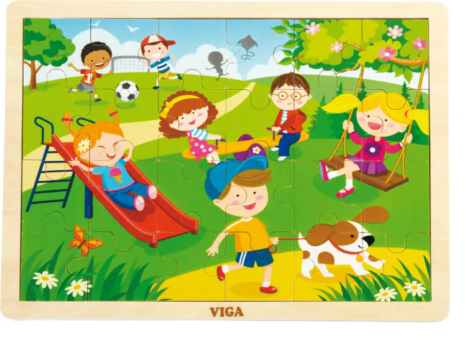 ⁨Viga 51269 Puzzle cztery pory roku - wiosna⁩ w sklepie Wasserman.eu