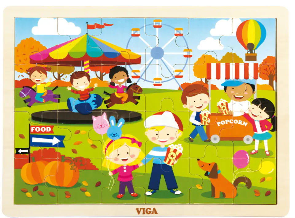 ⁨Viga 51271 Puzzle cztery pory roku - jesień⁩ w sklepie Wasserman.eu