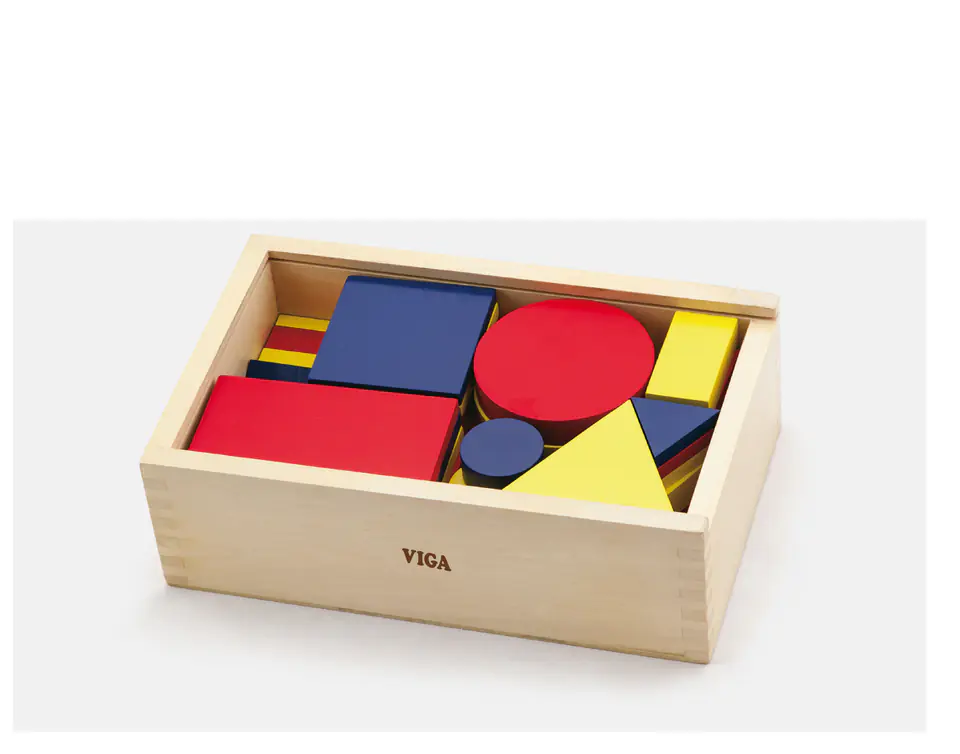 ⁨Viga 56164 Klocki logiczne - figury geometryczne⁩ w sklepie Wasserman.eu