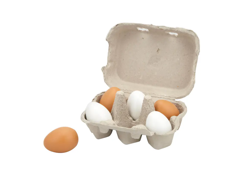 ⁨Viga 59228 Wooden eggs 6 pcs⁩ at Wasserman.eu