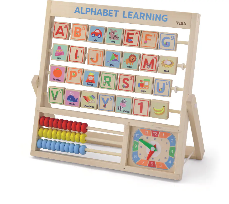 ⁨Viga 50033 Tablet 3in1 Learning the alphabet, hours, counting⁩ at Wasserman.eu