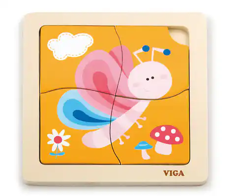 ⁨Viga 50136 Puzzle on pad - butterfly⁩ at Wasserman.eu