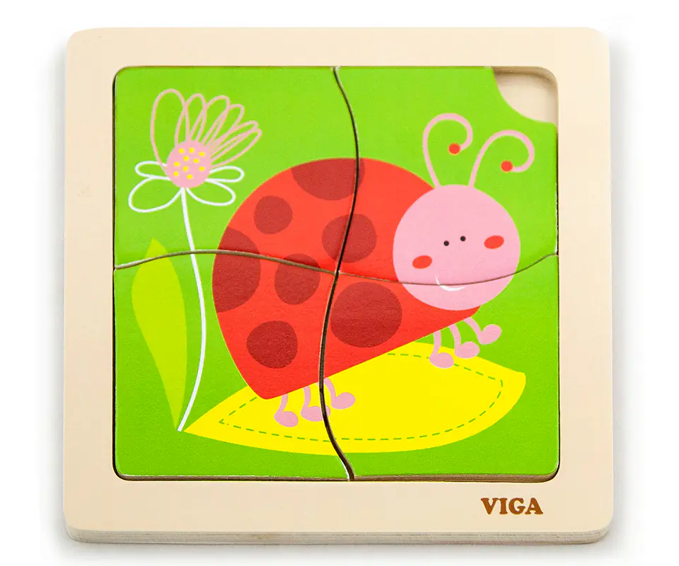 ⁨Viga 50140 Puzzle on pad - ladybug⁩ at Wasserman.eu