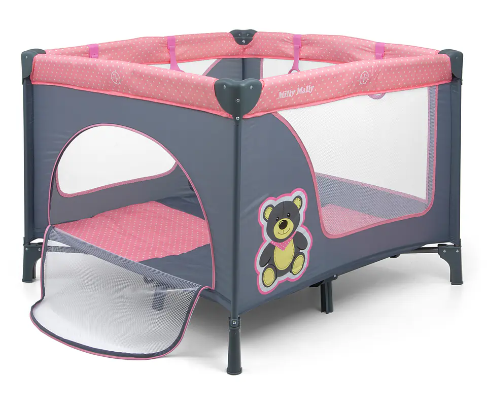 Fun Pink Bear Playpen at Wasserman.eu