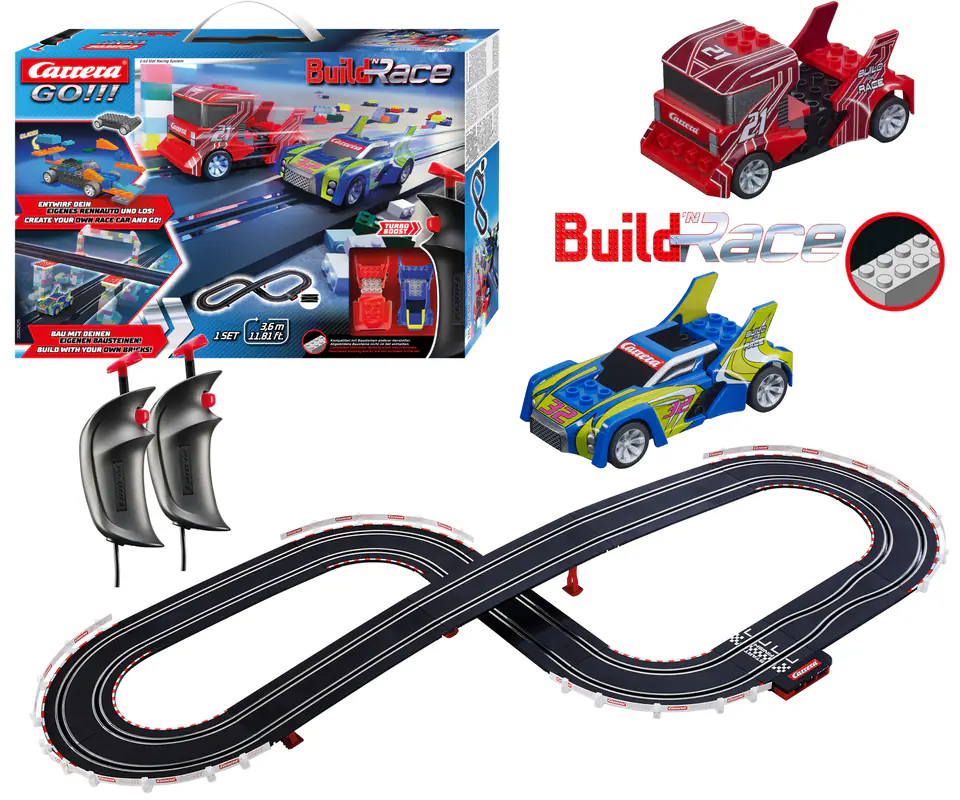 ⁨Carrera Go 20062529 Build'n Race - Racing Set 3,6m⁩ at Wasserman.eu