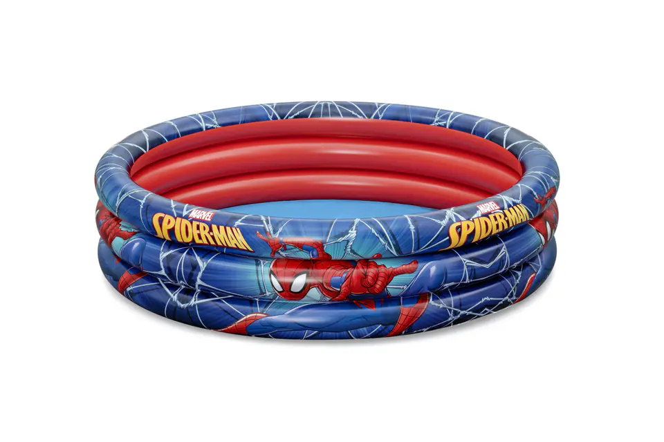 ⁨Bestway 98018 Spider-Man Basenik okrągły dmuchany 1.22m x 30cm⁩ w sklepie Wasserman.eu