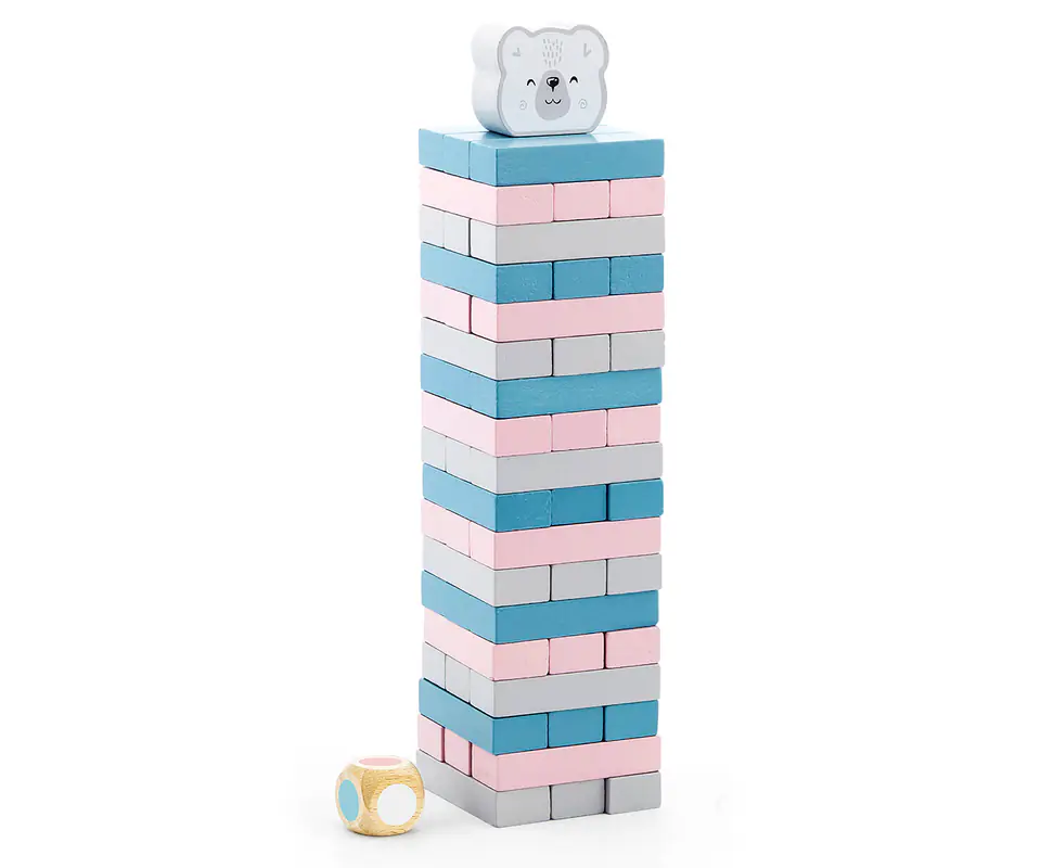 ⁨Viga 44011 PolarB Game puzzle tower with Teddy Bear⁩ at Wasserman.eu