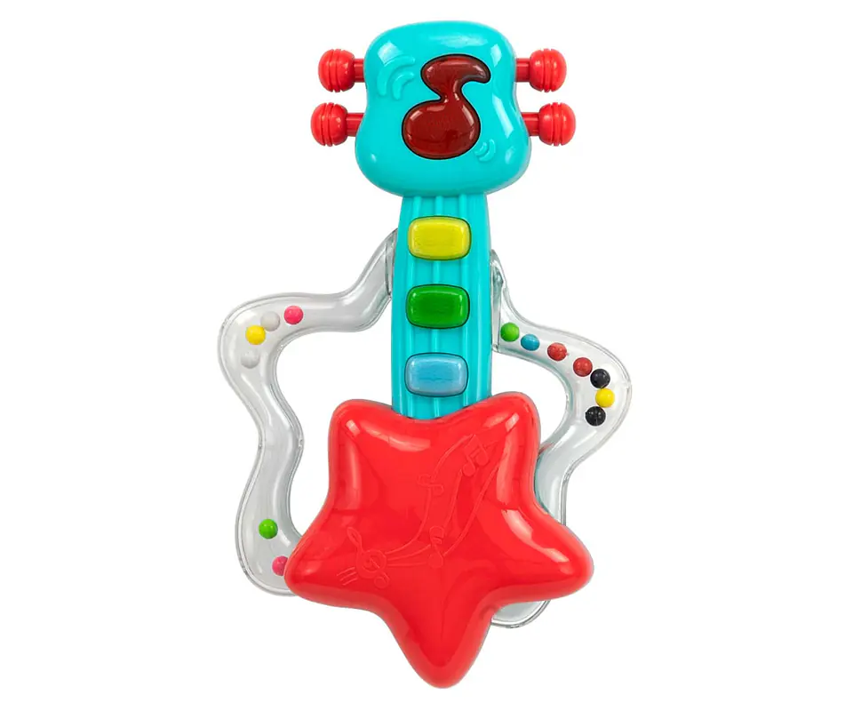 ⁨Muzyczna grzechotka Gitara - Rock star - 0699 RED⁩ w sklepie Wasserman.eu