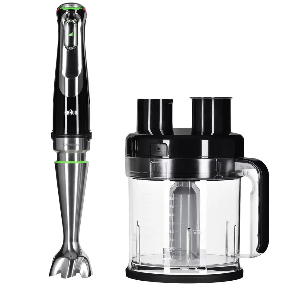 ⁨Braun MultiQuick 9 MQ 9187XLI 0.6 L Immersion blender 1200 W Black, Stainless steel⁩ at Wasserman.eu