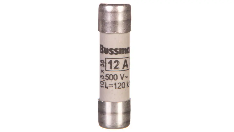 ⁨Wkładka bezpiecznikowa cylindryczna 10x38mm 12A gG 500V C10G12⁩ w sklepie Wasserman.eu