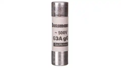⁨Wkładka bezpiecznikowa cylindryczna 14x51mm 63A gL/gG 500V C14G63⁩ w sklepie Wasserman.eu