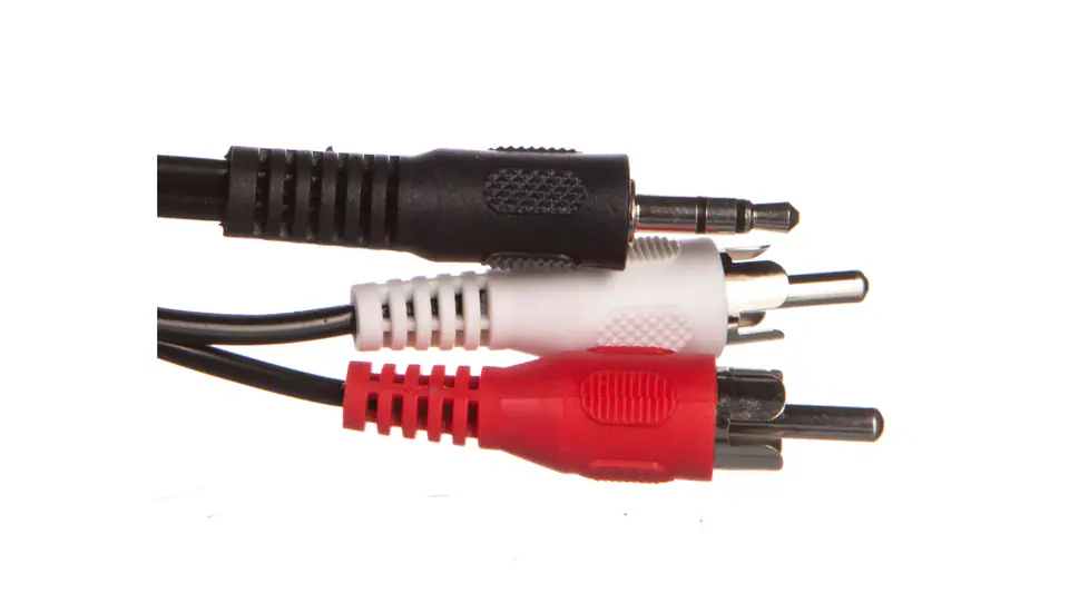 ⁨Adapter cable Jack 3,5mm - 2x RCA 3m 50196⁩ at Wasserman.eu