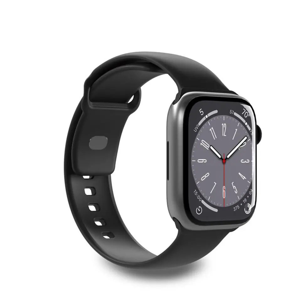 ⁨PURO ICON - Elastyczny pasek do Apple Watch 38/40/41/42 mm (S/M & M/L) (Black)⁩ w sklepie Wasserman.eu