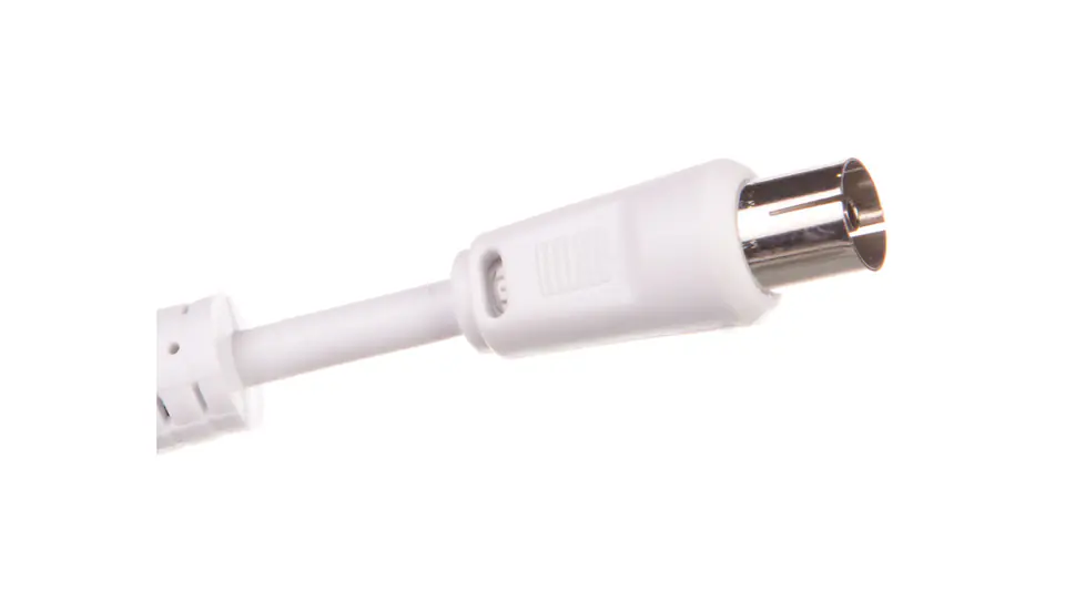 ⁨Antenna cable IEC 2,5m white 50724⁩ at Wasserman.eu