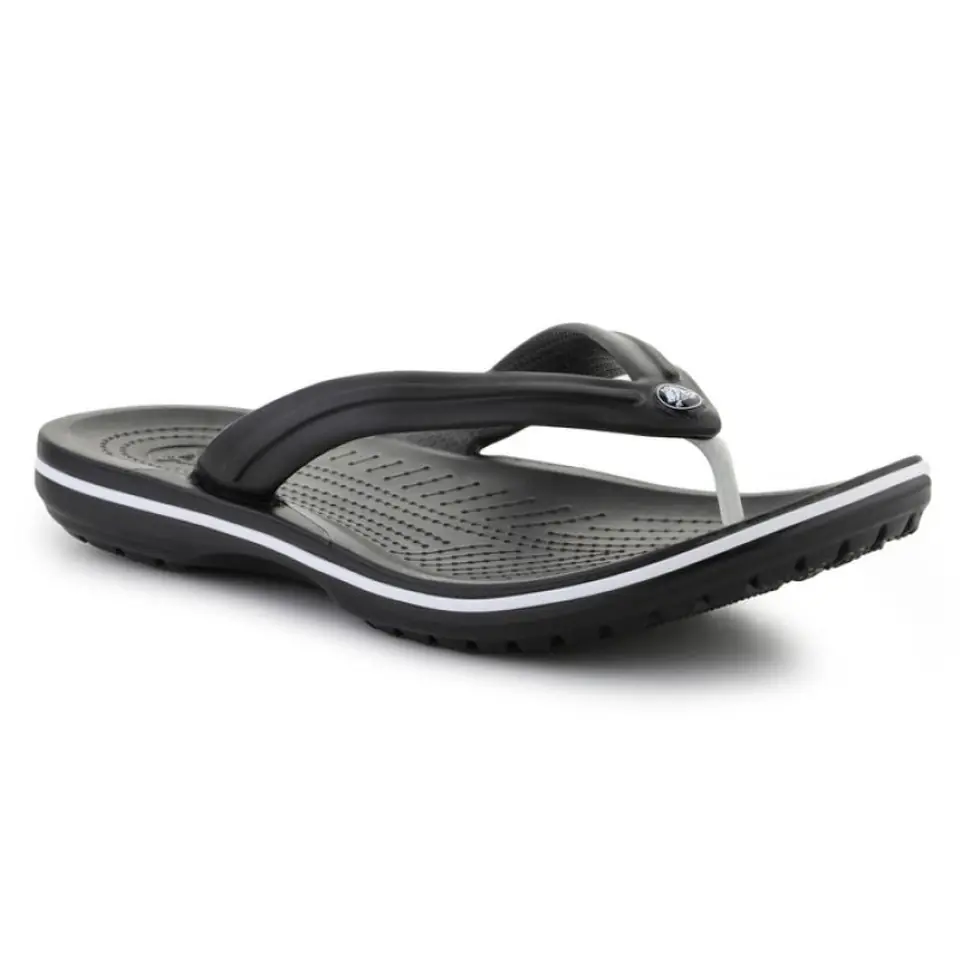 ⁨Klapki Crocs Crocband Flip Black U 11033 (kolor Czarny, rozmiar EU 36/37)⁩ w sklepie Wasserman.eu