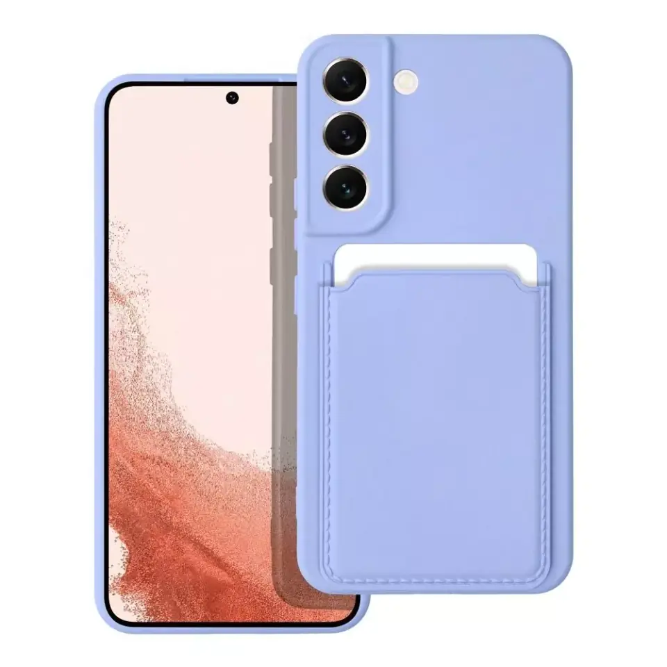 ⁨Futerał CARD CASE do SAMSUNG A53 5G fioletowy⁩ w sklepie Wasserman.eu