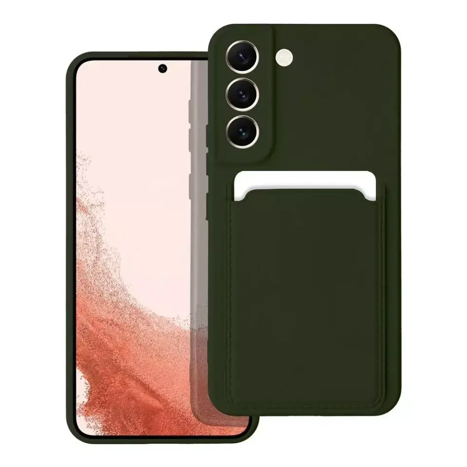 ⁨Futerał CARD CASE do SAMSUNG A53 5G zielony⁩ w sklepie Wasserman.eu