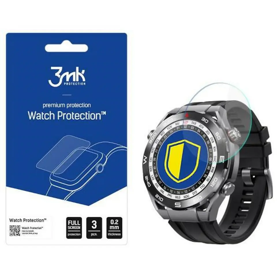 ⁨3MK FlexibleGlass Watch Huawei Watch Ultimate Szkło Hybrydowe⁩ w sklepie Wasserman.eu