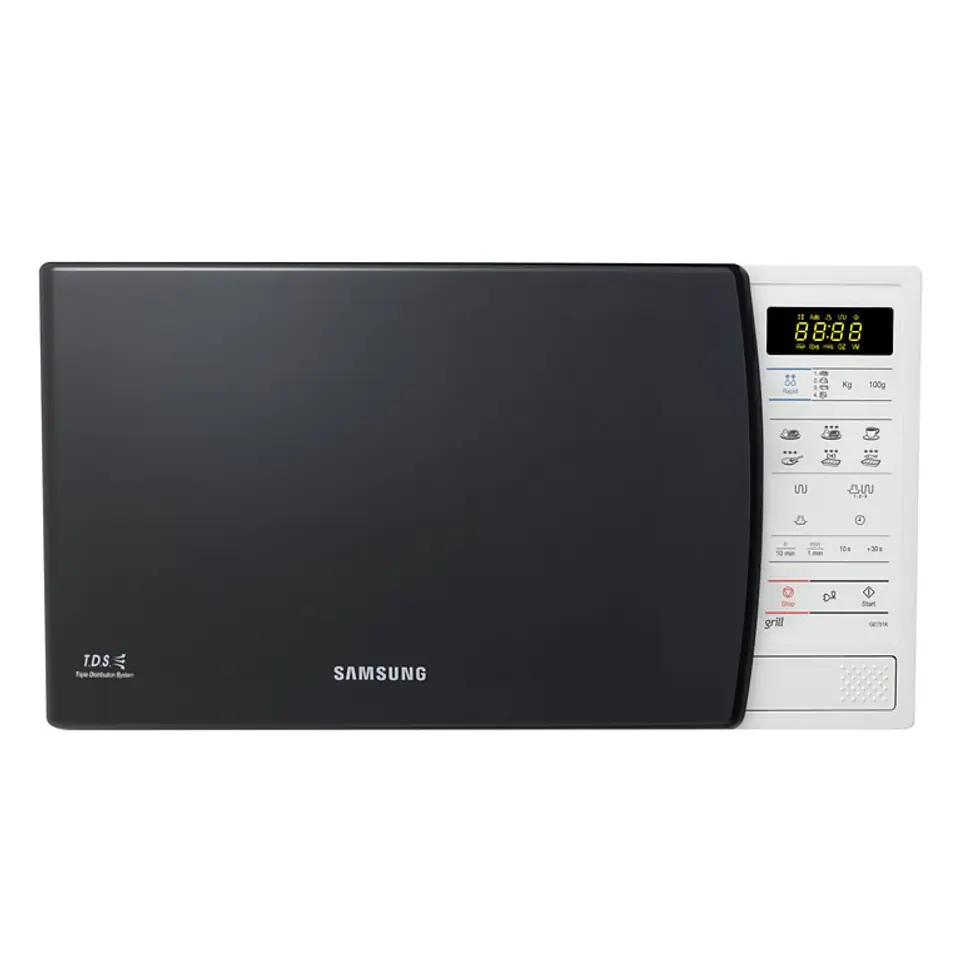 Samsung Microwave oven GE731K 20 L, Grill, Sensor, 750 W, White, Free standing, Defrost function w sklepie Wasserman.eu