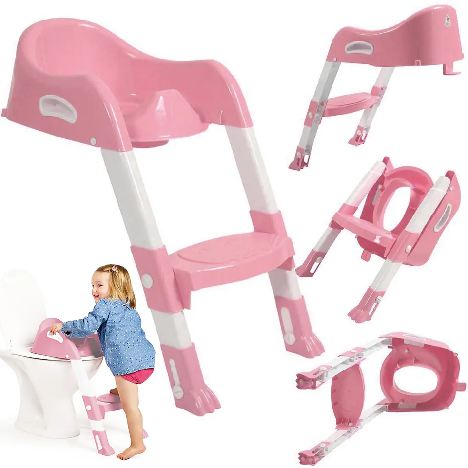 ⁨Toilet seat cover with platform pink⁩ at Wasserman.eu