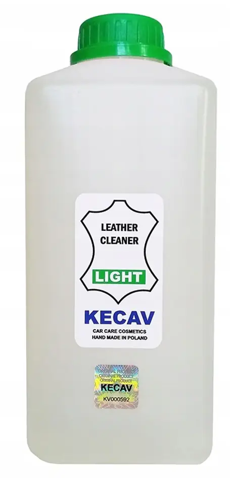 ⁨Kecav Leather Cleaner Light 1L - preparat do czyszczenia mocno zabrudzonych skór⁩ w sklepie Wasserman.eu