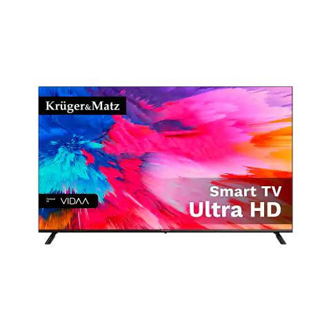⁨Kruger&Matz 65" UHD smart DVB-T2/S2 H.265 Hevc TV⁩ at Wasserman.eu