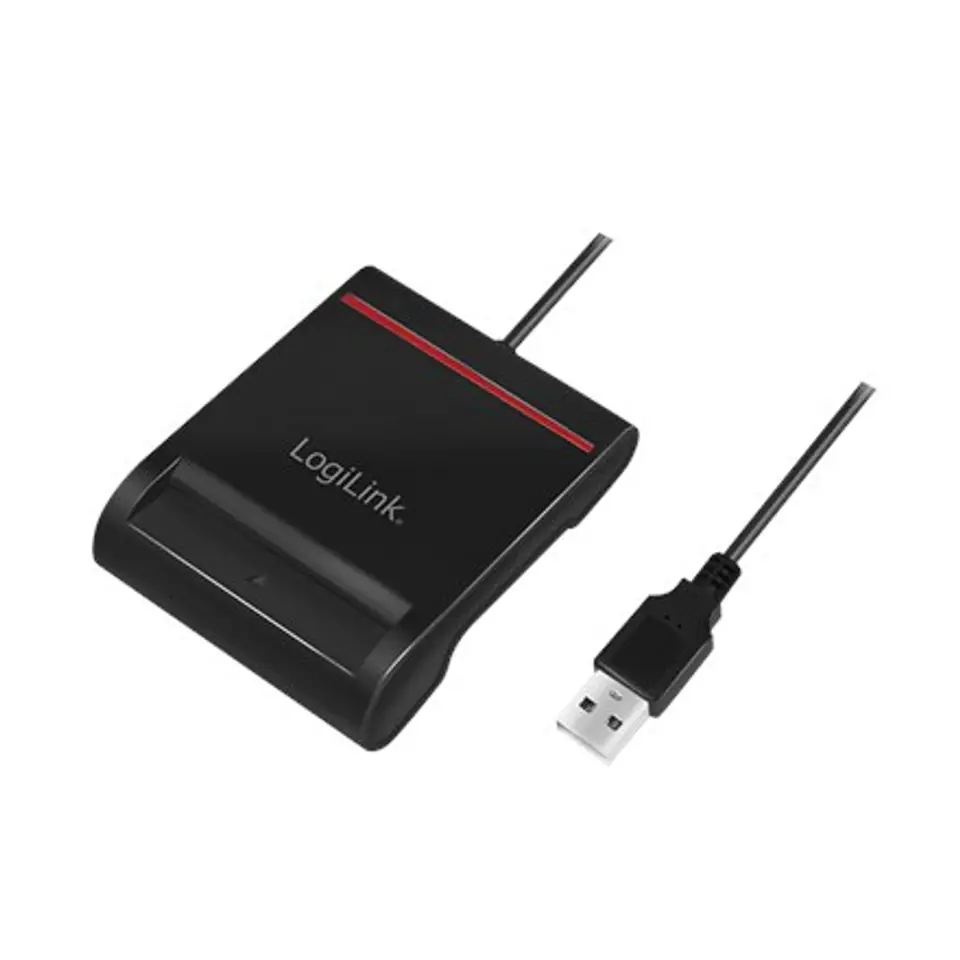 ⁨USB 2.0 smart ID cardreader, black⁩ at Wasserman.eu