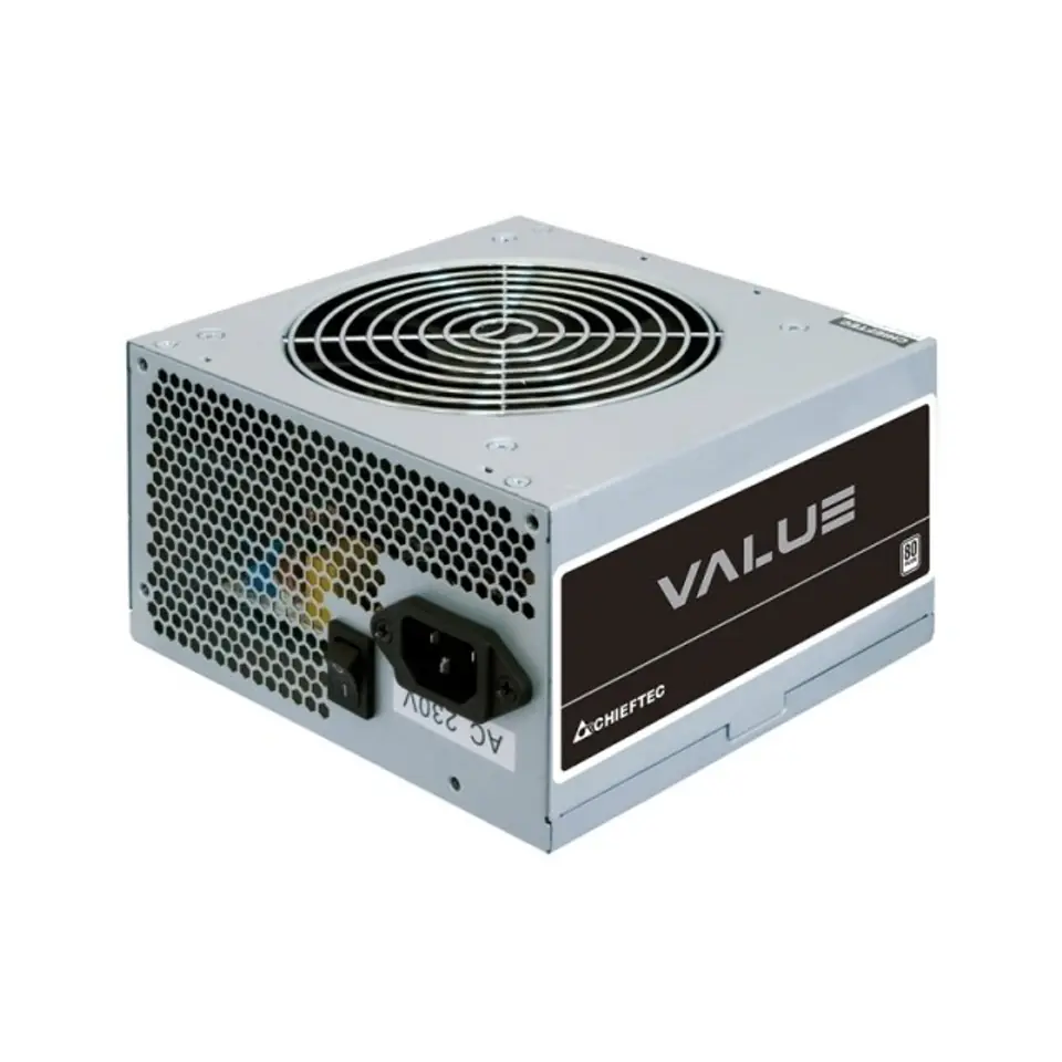 ⁨Chieftec Value APB-600B8 power supply unit 600 W 20+4 pin ATX ATX Steel⁩ at Wasserman.eu