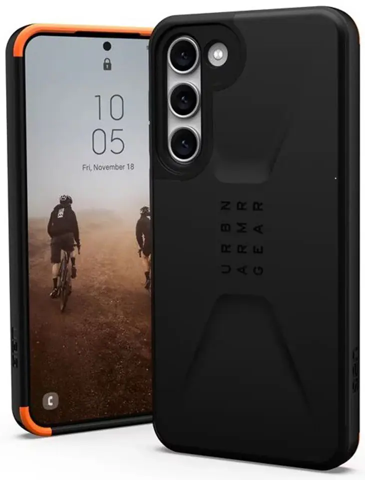 ⁨UAG Civilian - obudowa ochronna do Samsung Galaxy S23 Plus 5G (black)⁩ w sklepie Wasserman.eu