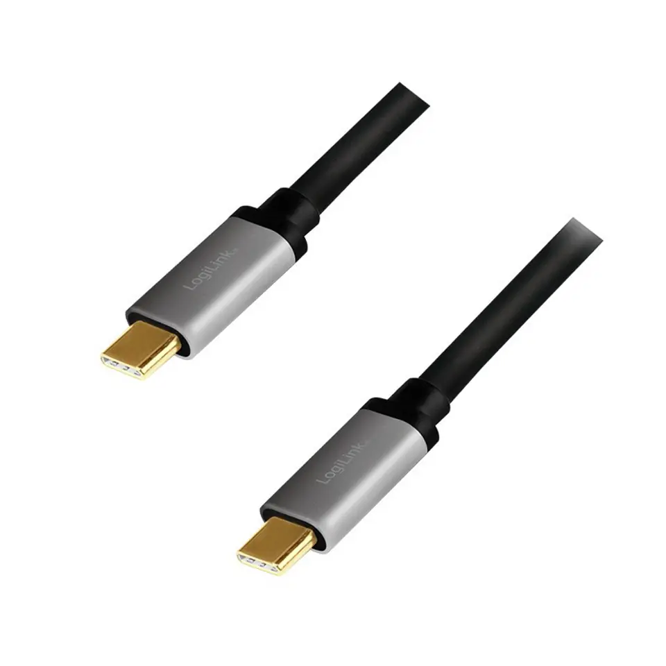 ⁨USB-C M/M cable, 4K/60Hz , PD, alu, 1m⁩ at Wasserman.eu