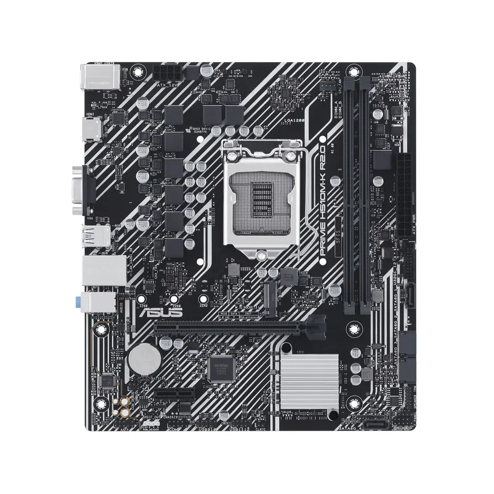 ⁨ASUS PRIME H510M-K R2.0 Intel H470 LGA 1200 micro ATX⁩ at Wasserman.eu