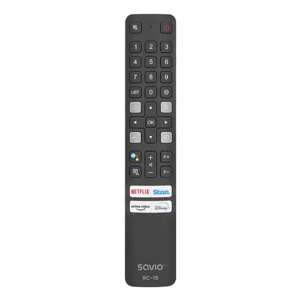 ⁨SAVIO RC-15 universal remote control/replacement for TCL , SMART TV⁩ at Wasserman.eu