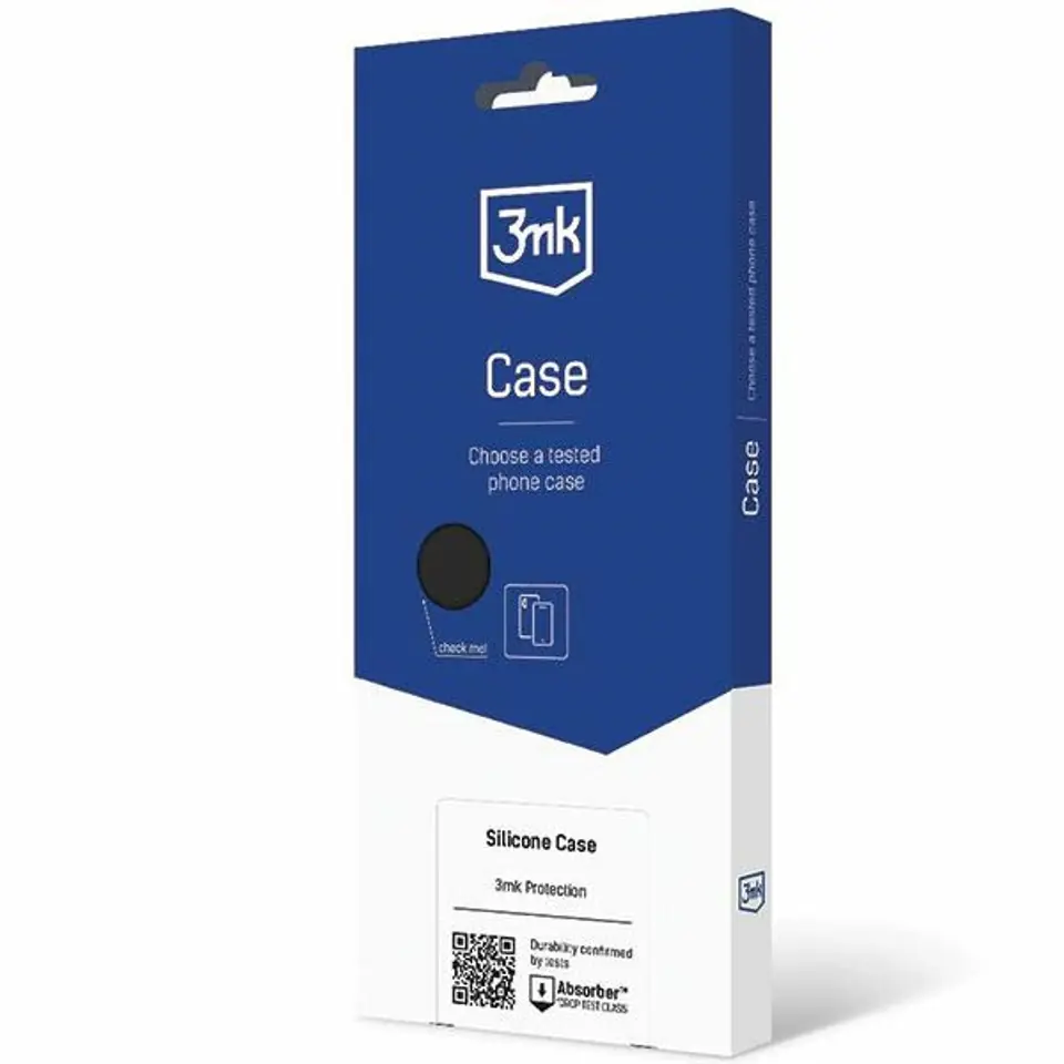 ⁨3MK Silicone Case Sam A14 4G A145 czarny/black⁩ w sklepie Wasserman.eu
