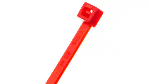 ⁨Opaska kablowa czerwona 140x3,5mm 5209RE BMRD1436 /100szt./⁩ w sklepie Wasserman.eu